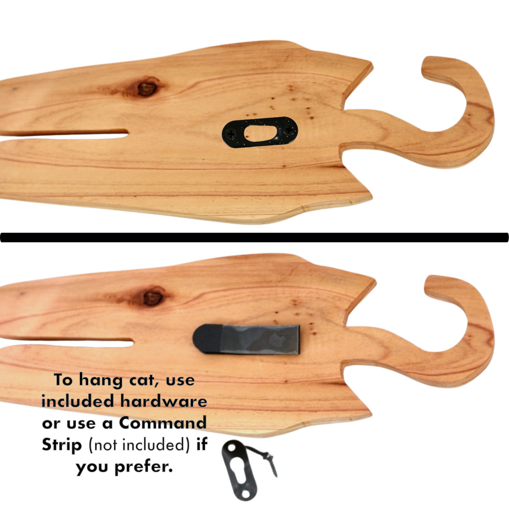 Wooden cat butt  bottle opener novelty gift cat lover joke gift