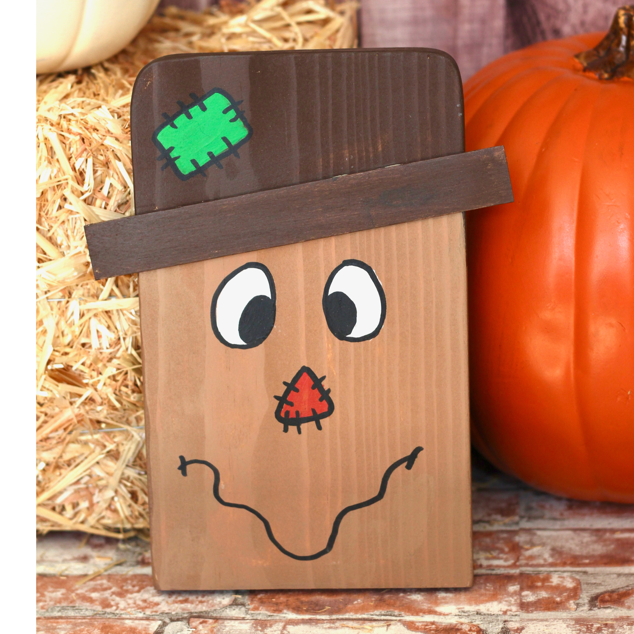 Wooden Fall Scarecrow Set